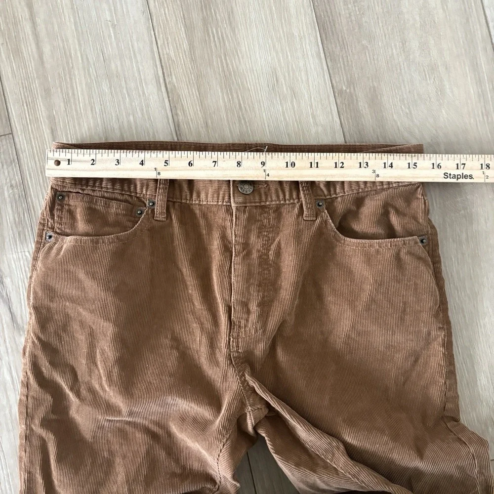 J. Crew Flex Slim Fit Corduroy Pants Men's Size 30x30 Light Brown